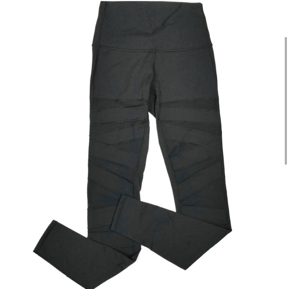 Lululemon High rise tech mesh Leggings sz 6 - Picture 3 of 8